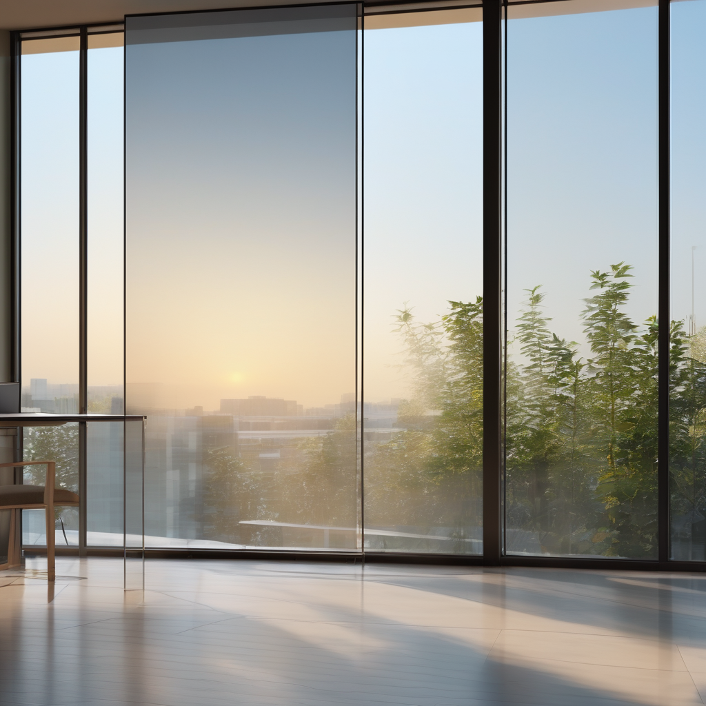 Solar Window Film with Energy Monitoring - Smart Transparent Panel