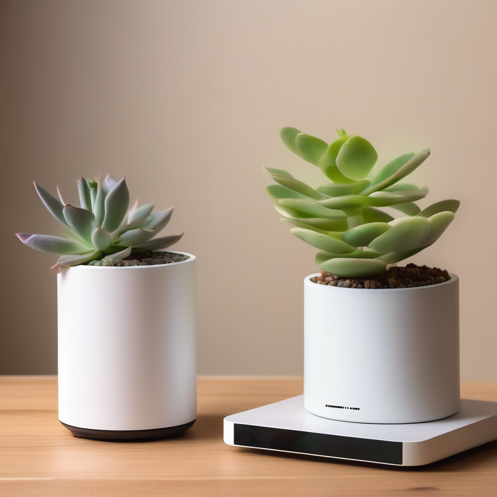 Smart Air Quality Monitor with Plant Integration