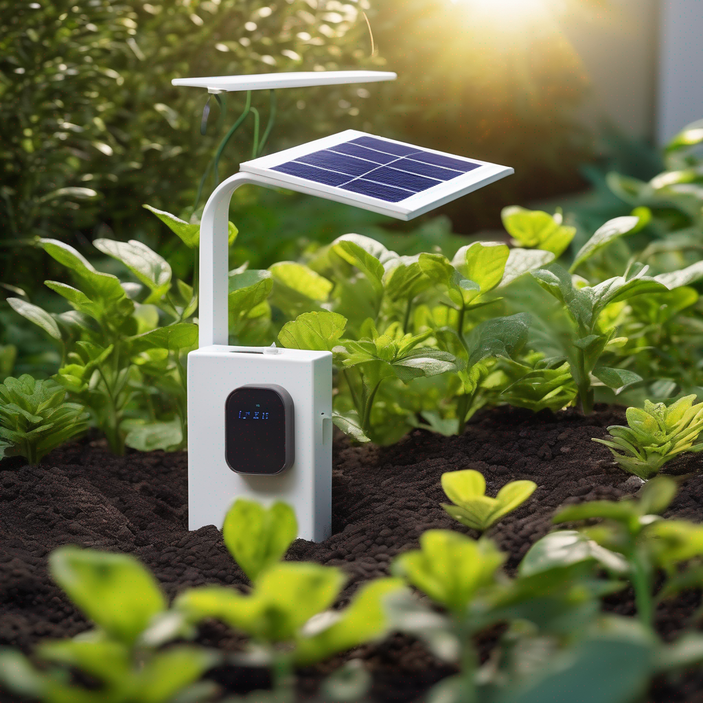 Solar Garden Sensor Kit with Weather Monitoring