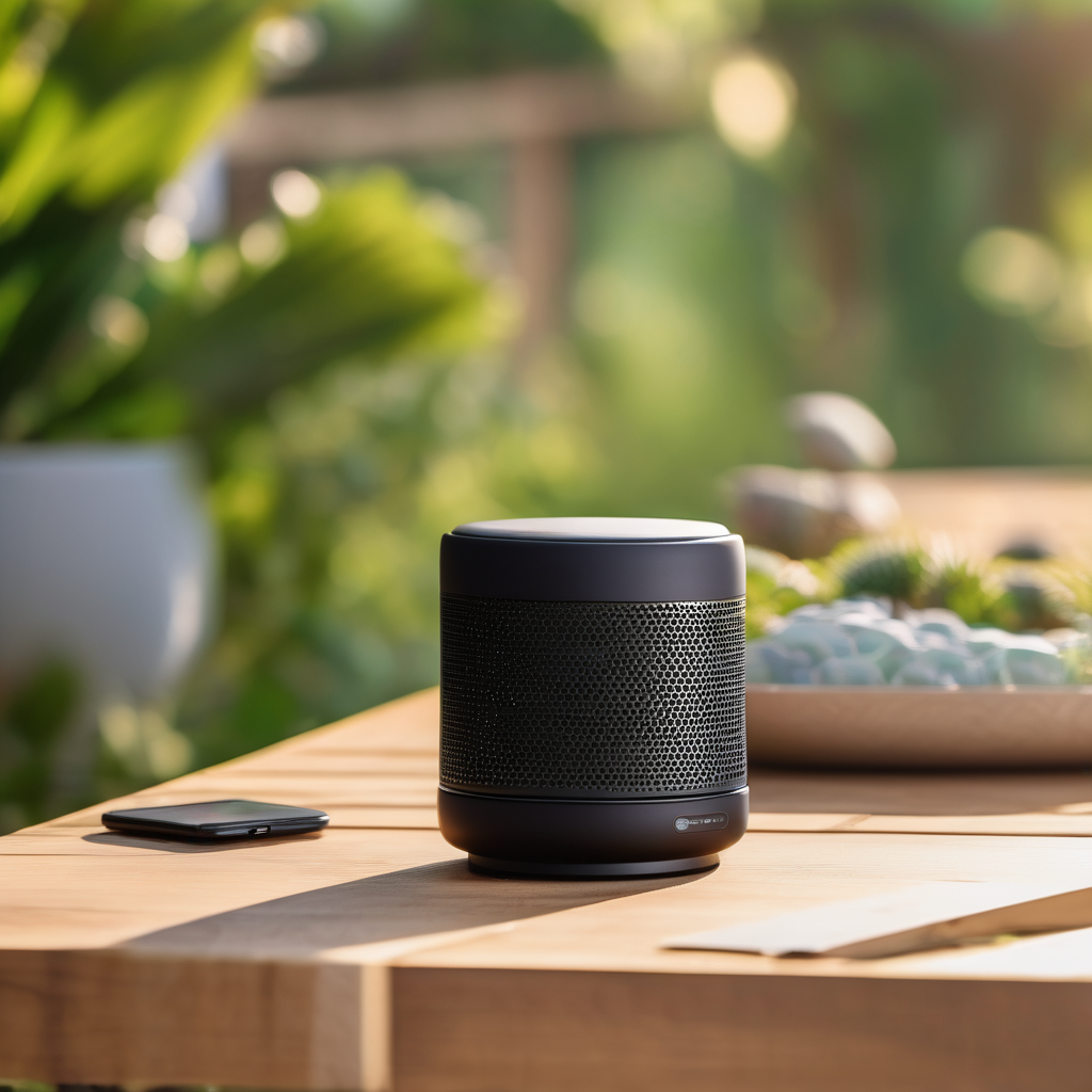 Solar Bluetooth Speaker with Seed Paper Packaging